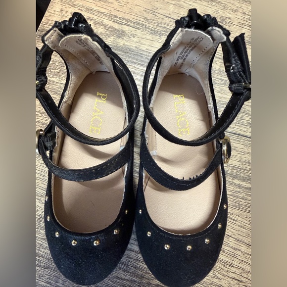 The Children's Place Toddler Girls Buckle Wrap Ballet Flats-Toddler Size 5 - Picture 4 of 8